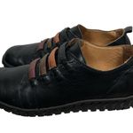 Spring Step Emmalina Soft Black Leather Slip On Comfort Shoes Size 8.5 Lug Sole Photo 4