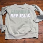 Pacific & Co California Republic Sweatshirt Light Green Crew Neck Long Small Photo 0