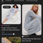 FUTURE COLLECTIVE set skirt and crop top 🦋 Blue Size 1X Photo 3