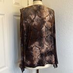Susan Lawrence Y2k velvet burnout ruffle long sleeve whimsigoth Photo 7