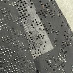 Diesel  Shirt Black Button Down‎ Embellished Long Sleeve Top Party Blouse Size M Photo 4