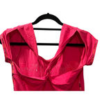 COOGI  Vintage Y2K Sequins Short Sleeve Cotton Embroidered Shirt Size Medium Pink Photo 4