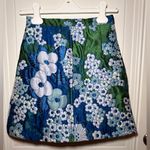Carven‎ Jaquard Floral Mod Mini 34 Blue Photo 1
