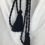 ZARA  Black & White Embroidered Half Sleeve Peasant Top S Photo 5