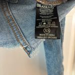 BLANK NYC Jean Jacket Raw Hem Distressed Destroyed Size XS Trucker Denim Coat Photo 6