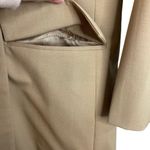 Iris  + Ink Dylan Camel Tan Double Breasted Blazer Photo 7