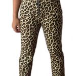 Forever 21  animal print zipper front straight leg jeans NWT Photo 1