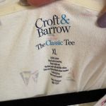 Croft & Barrow Cream Sailboat Nautical Novelty Print Crewneck Casual Long Sleeve T-Shirt XL Photo 5