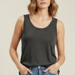 Eileen Fisher  Charcoal Sleeveless Tank Top Size Small NWOT Photo 0