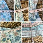 Salty Bright mini dress floral boho Cottegecore Peasent beach 8 Swing Casual Blue Photo 5