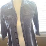 ZARA light blue corduroy ribbed Denim jacket Photo 0