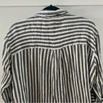 Jane and Delancey  Blouse,Striped Size Large. Roll up sleeve button option! Photo 9