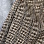 Liz Claiborne  Vintage Trousers Womens 8P Petites Brown Plaid Office Casual Pants Photo 13