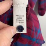 Lucky Brand Size Small Shirt Dress Lightweight Flannel Plaid Button Front Shift Photo 6