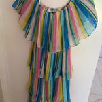 Lulus . Multicolor Off-Shoulder Tiered Dress Photo 5