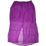 J.Crew ‎ Gwyneth layered slip skirt crinkle chiffon Neon Vibrant Purple XXS NWT Photo 1