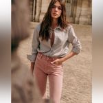 Sézane SEZANE Le Brut Jeans In Rosa Size 42 Photo 1