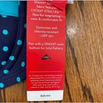 Spanx  Bikini Top‎ Womens 10 Navy Splash Polka Dot 2696 Retro Balconette Bra NWT Photo 6