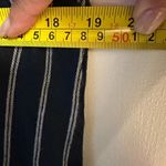 J Jill Love Linen Shirt Dress Womens Sz‎ XS Oversized Navy Blue White Stripes Photo 6