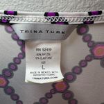 Trina Turk Women's Kon Tiki Colorful Print Swim Cover Up Tunic Beach Dress Large Photo 4