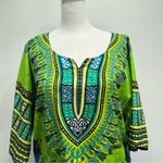 Funky People Bohemian Short Sleeve Tribal Dashiki Shirt Size XL Photo 5