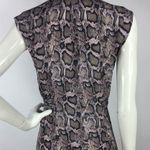 ALLSAINTS  Tate Misra Snake Print Maxi Dress Asymmetric Photo 9