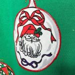 Vintage Ugly Christmas Ornaments Sweatshirt 90s 80s Womens SIze XL Green Photo 5