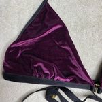 Beach Bunny  Renegade Purple‎ Velvet Bikini Top Photo 2