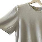 Marks & Spencer Cotton Crewneck Ribbed Knit Blue Soft Cozy SZ 42 # 1224 Photo 4