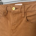 frame denim Frame Le Crop Mini Boot Cropped Mid Rise Kick Flare Semi Coated Jean Pants Photo 5