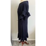 Emma & Michele Short Sleeve Ruffled Knee Length Dress Small Photo 3