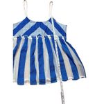 Lemlem bright blue and white striped tank sz Small Photo 3