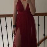 Windsor Red Silk Prom / Formal Dress Photo 1