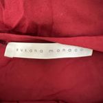 Susana Monaco  Short Sleeve Crewneck Blouse in Port Photo 5