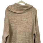 Anthropologie  Sweater Dress Sonoran Cowl Neck Wool Alpaca Cashmere Tan Womens XL Photo 4