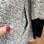 Bar III  gray and black open long sleeve cardigan Photo 6
