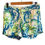 Lilly Pulitzer Callahan Shorts in Resort White Crystal Coast - size 4 Photo 0