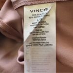 Vince  Silk Blend band-collar long-sleeve blouse in pink Size L Photo 3