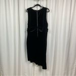Eloquii Black Velour V Neck Midi Dress Sz.22W NWT Photo 7