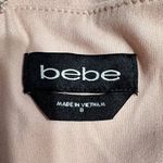 Bebe Pink Halter Sleeveless Maxi Gown Dress Women's Sz 8 Blush Scuba Crepe NWT Photo 6