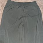Athleta Cascade Cargo Poplin Cinch Wide Leg Pant Moss Green Medium Photo 5