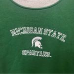 Hype and Vice NWT Michigan State Rookie Sweater Pullover Raglan Fleece Cropped Green Size XS Photo 7