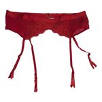 IRIS + LILLY Red lace garter belt womens lingerie size small​​​​​​ Photo 1
