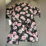In Bloom Floral Lace Wrap Robe Pink Size XS Photo 4