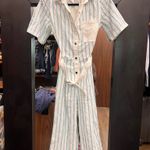 For Love & Lemons  Hermosa Striped Jumpsuit M Photo 3