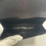 Gucci  Black Leather Compact Wallet w/ Silver-tone Hardware - Preowned Photo 9