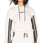 I am gia I.AM.GIA REVOLVE White Logo Striker Hoodie- Size Small Photo 0