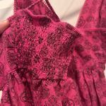 NWT‎ LEI Mini Dress Womens Large Floral Babydoll Fairycore 90s Y2K Fuschia Pink Photo 5