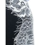 Cable & Gauge Black Mini Dress L White Lace Sleeveless Dark Fairy Romantic NWT Photo 1