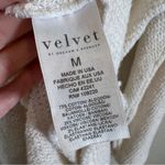 Velvet By Graham Spenser Cream Open Knit Cardigan Sweater Womens M Waterfall Size M Photo 5
